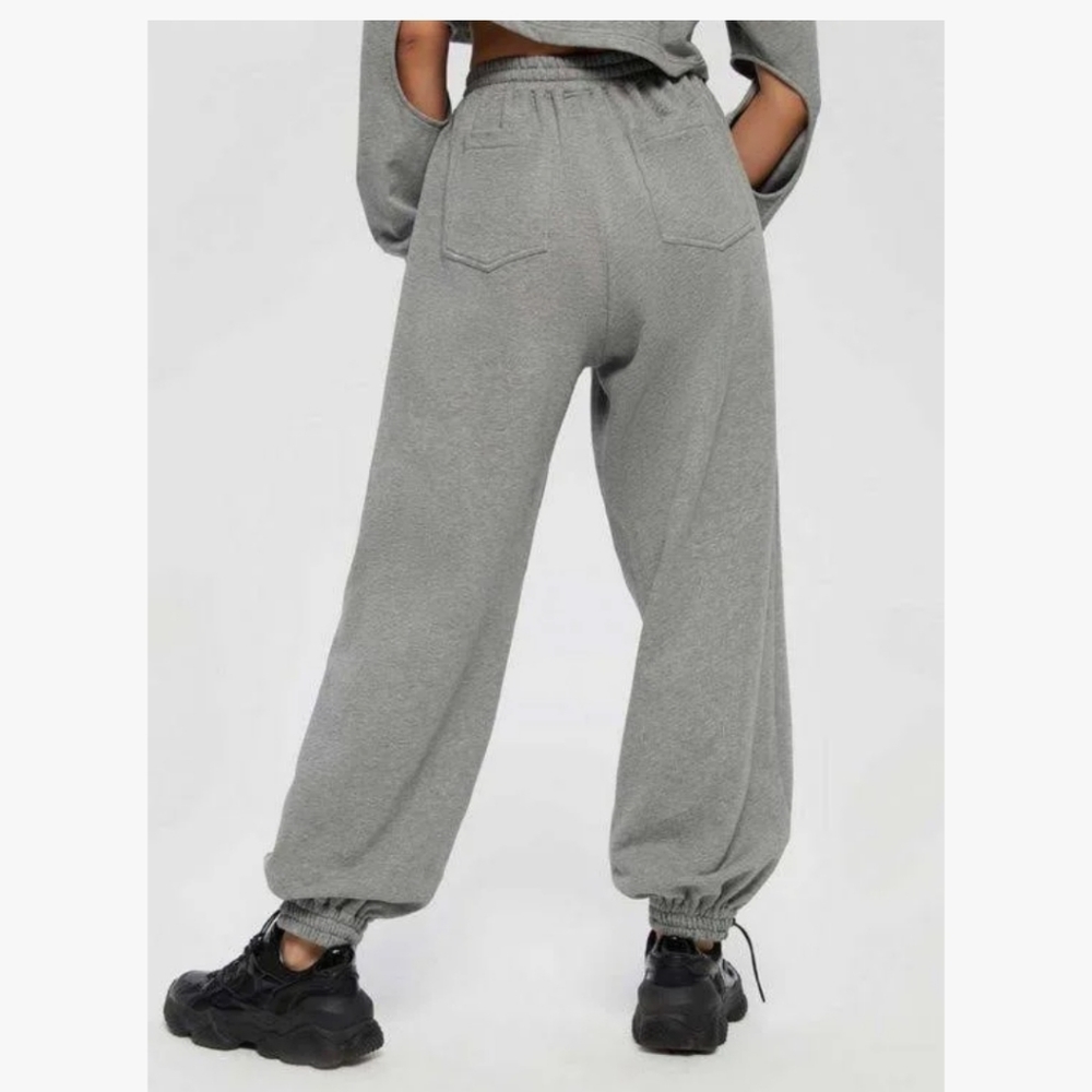 NWT Zip Pocket Cotton Sweatpants (Grey) - Gentle Herd - Picture 2 of 14